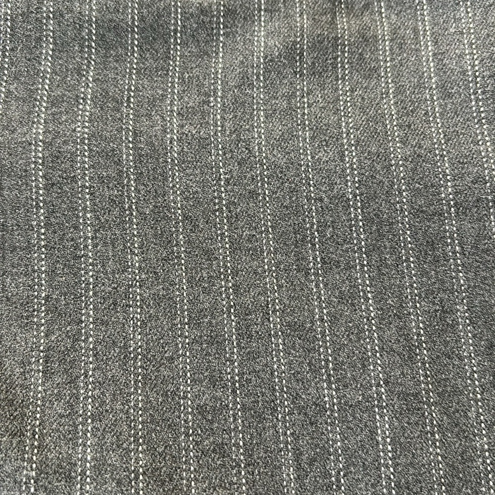No Boundaries Women’s Pinstripe casual business pants. Size 5 gray - Picture 7 of 11